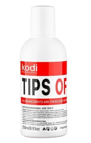 Купити Засіб для зняття гель-лаку Kodi Tips Off 250 мл , ціна 113 грн, фото 1