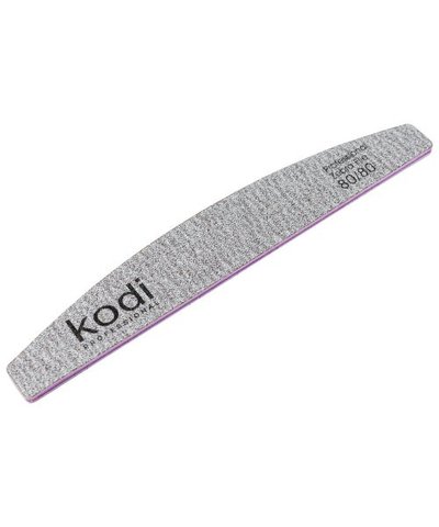 Купить №66 Пилка для ногтей Kodi "Полумесяц" 80/80 (цвет: коричневый, размер:178/28/4) , цена 30 грн, фото 1