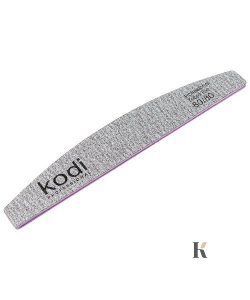Купити №66 Пилка для нігтів Kodi "Півмісяць 80/80 (колір: коричневий, розмір:178/28/4) , ціна 30 грн, фото 1