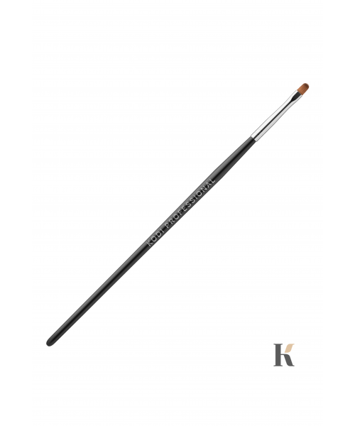 Купити Пензлик Kodi для гелевого моделювання нігтів в тубусі №3 / Е (нейлон; дерев'яна чорна ручка) , ціна 78 грн, фото 1