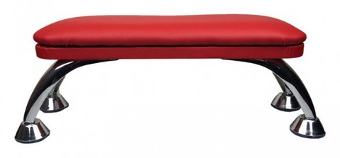 Купити Манікюрна підставка для рук на хромованих ніжках (червона) , ціна 685 грн, фото 1