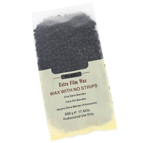 Купить Горячий воск для депиляции в гранулах Extra Film Wax (500 г, черный) , цена 252 грн, фото 1