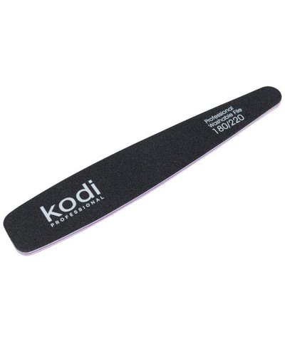 Купить №62 Пилка для ногтей Kodi конусная 180/220 (цвет: черный, размер:178/32/4) , цена 33 грн, фото 1