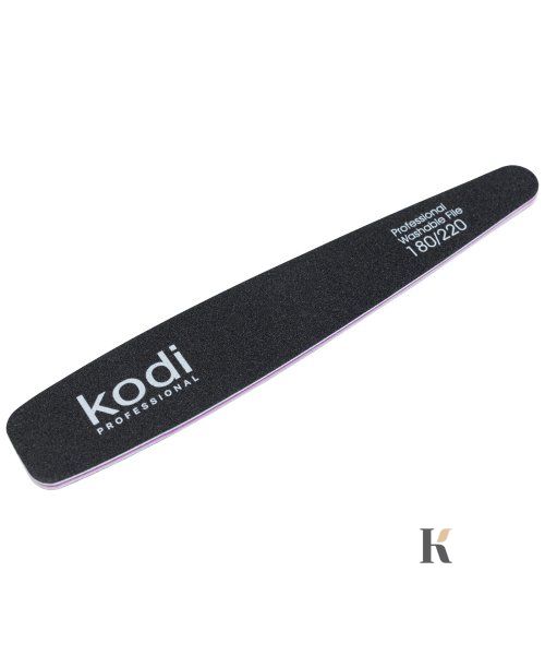 Купити №62 Пилка для нігтів Kodi конічна 180/220 (колір: чорний, розмір:178/32/4) , ціна 33 грн, фото 1