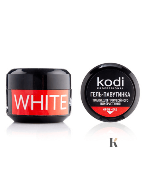 Гель-павутинка для нігтів Spider gel Kodi Professional, 4 мл (колір: white), 4 мл