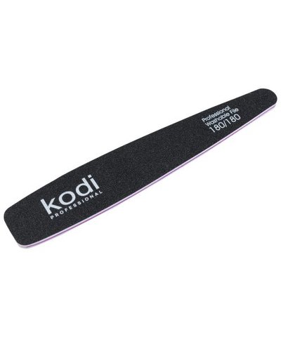 Купити №59 Пилка для нігтів Kodi конічна 180/180 (колір: чорний, розмір:178/32/4) , ціна 33 грн, фото 1