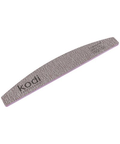 Купить №74 Пилка для ногтей Kodi "Полумесяц" 100/150 (цвет: коричневый, размер:178/28/4) , цена 30 грн, фото 1