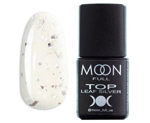 Купить Топ без липкого слоя Moon Full Top Leaf Silver  8 мл , цена 135 грн, фото 1