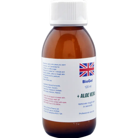 Купить Ремувер кислотный для педикюра BioGel + Aloe Vera (120 мл) , цена 80 грн, фото 1