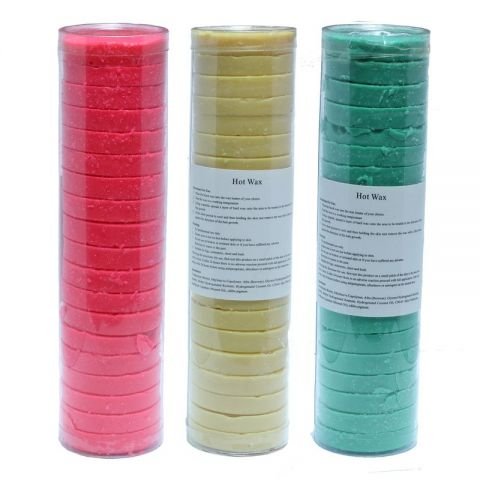 Купити Гарячий віск Hot Wax для депіляції від Global Fashion (у таблетках, 3 кольори в асортименті) , ціна 179 грн, фото 1
