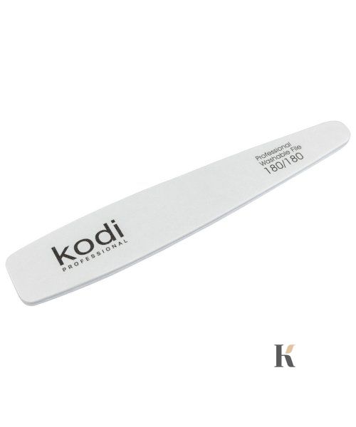 Купити №28 Пилка для нігтів Kodi конічна 180/180 (колір: білий, розмір:178/32/4) , ціна 52 грн, фото 1