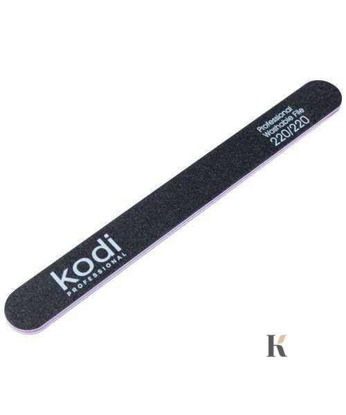 Купить №49 Пилка для ногтей Kodi прямая 220/220 (цвет: черный, размер:178/19/4) , цена 25 грн, фото 1