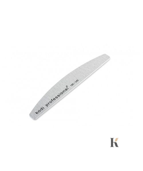 Купити Пилка для нігтів Kodi 180/240 Half Grey , ціна 29 грн, фото 1