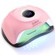 УФ LED лампа для манікюру SUN M3 180 Вт Pink (з дисплеєм, таймер 10, 30, 60 та 99 сек)