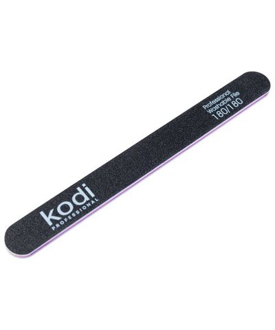 Купить №48 Пилка для ногтей Kodi прямая 180/180 (цвет: черный, размер:178/19/4) , цена 25 грн, фото 1