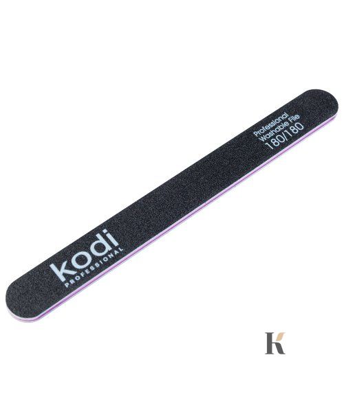 Купити №48 Пилка для нігтів Kodi пряма 180/180 ( колір: чорний, розмір:178/19/4) , ціна 25 грн, фото 1