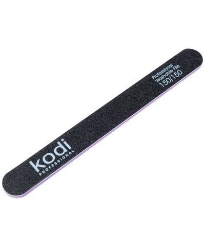 Купить №47 Пилка для ногтей Kodi прямая 150/150 (цвет: черный, размер:178/19/4) , цена 25 грн, фото 1
