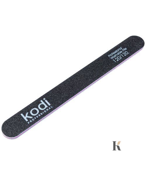 Купить №46 Пилка для ногтей Kodi прямая 120/120 (цвет: черный, размер:178/19/4) , цена 25 грн, фото 1