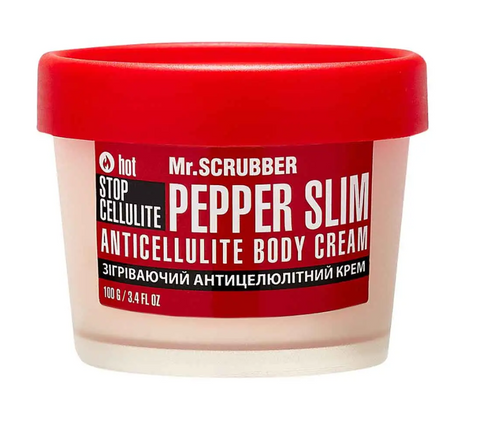 Зігрівальний антицелюлітний крем для тіла Stop Cellulite Pepper Slim Mr.SCRUBBER 100 мл