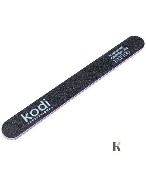 Купить №45 Пилка для ногтей Kodi прямая 100/100 (цвет: черный, размер:178/19/4) , цена 25 грн, фото 1