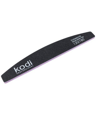 Купити №42 Пилка для нігтів Kodi "Півмісяць"120/180 (колір:чорний, розмір:178/28/4) , ціна 30 грн, фото 1