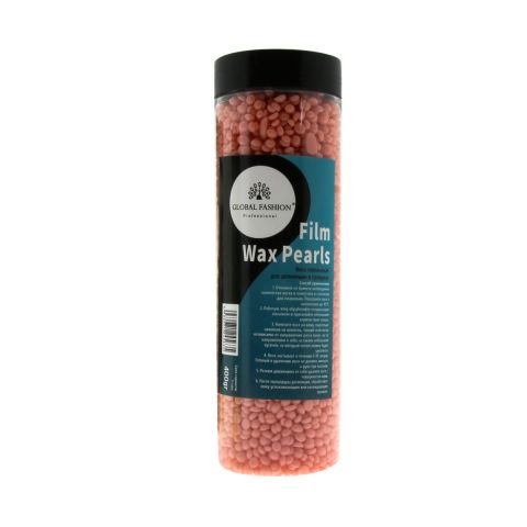 Купити Віск плівковий «WAX PEARLS» для депіляції від Global Fashion (рожевий, у гранулах, 400 г) , ціна 224 грн, фото 1