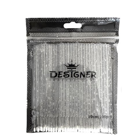Купить Пластиковые микробраши Designer черные 10 см 100 шт , цена 60 грн, фото 1