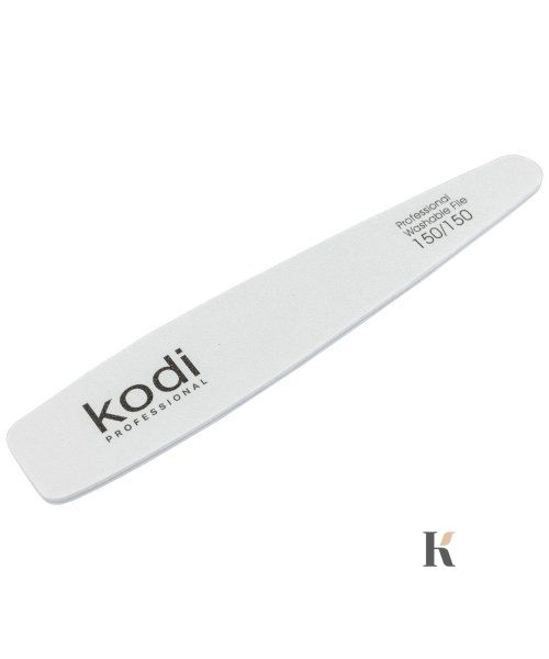 Купити №27 Пилка для нігтів Kodi конічна 150/150 (колір: білий, розмір:178/32/4) , ціна 52 грн, фото 1