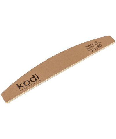 Купить №4 Пилка для ногтей Kodi "Полумесяц" 120/180 (цвет: золотистый, размер:178/28/4) , цена 48 грн, фото 1