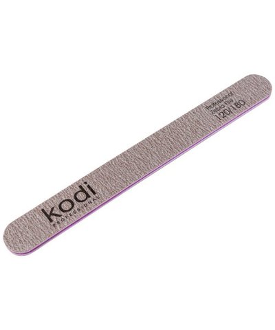 Купить №86 Пилка для ногтей Kodi прямая 120/180 (цвет: коричневый, размер:178/19/4) , цена 25 грн, фото 1