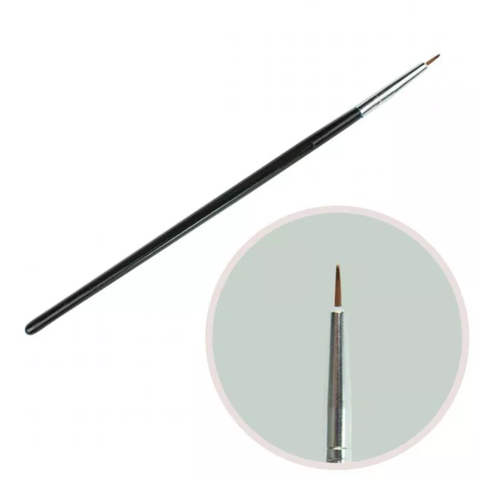 Купить Кисть для рисования на ногтях 0000#, черная пластиковая ручка , цена 20 грн, фото 1