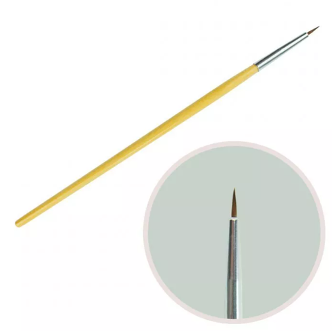 Купить Кисть для рисования на ногтях, 7 мм, деревянная ручка , цена 50 грн, фото 1