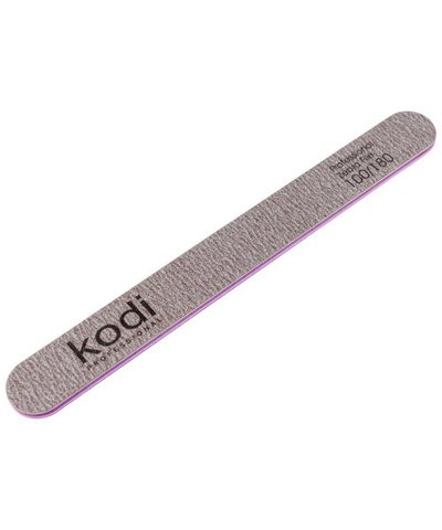 Купить №83 Пилка для ногтей Kodi прямая 100/180 (цвет: коричневый, размер:178/19/4) , цена 25 грн, фото 1