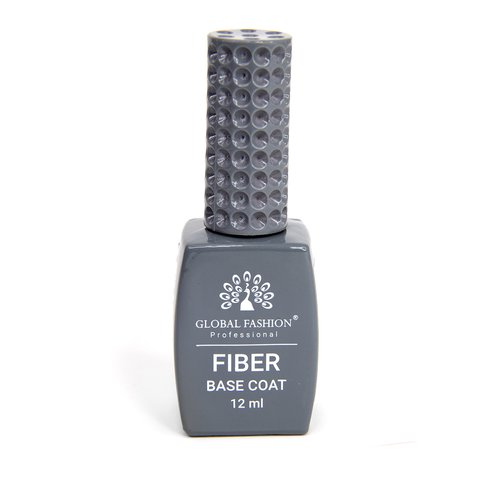 Купити Файбер база для гель-лаку Fiber Base Coat Global Fashion (12 мл) , ціна 189 грн, фото 1
