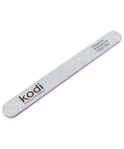 Купити №100 Пилка для нігтів Kodi пряма 100/100 (колір: сірий, розмір:178/19/4) , ціна 32 грн, фото 1