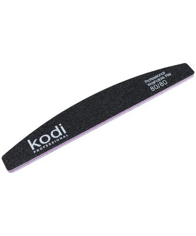 Купить №33 Пилка для ногтей Kodi "Полумесяц" 80/80 (цвет: черный, размер:178/28/4) , цена 30 грн, фото 1