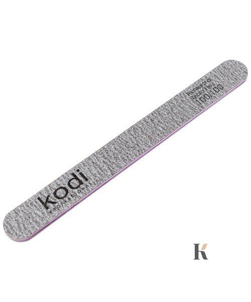 Купити №78 Пилка для нігтів Kodi пряма 100/100 (колір: коричневий, розмір:178/19/4) , ціна 25 грн, фото 1