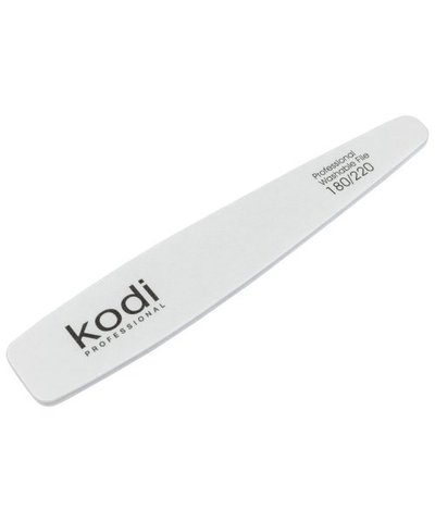 Купить №31 Пилка для ногтей Kodi конусная 180/220 (цвет: белый, размер:178/32/4) , цена 52 грн, фото 1