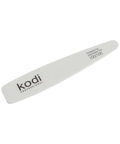 Купити №26 Пилка для нігтів Kodi конічна 100/100 (колір: білий, розмір:178/32/4) , ціна 52 грн, фото 1
