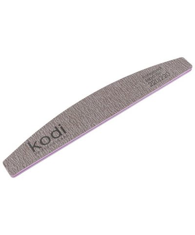 Купити №71 Пилка для нігтів Kodi "Півмісяць 220/220 (колір: коричневий, розмір:178/28/4) , ціна 30 грн, фото 1