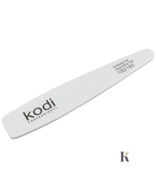 Купити №30 Пилка для нігтів Kodi конічна 100/180 (колір: білий, розмір:178/32/4) , ціна 52 грн, фото 1