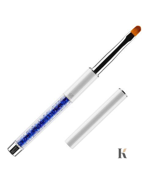 Купити Пензлик Kodi для гелевого моделювання №6 / E (нейлон; ручка: метал, акрил) , ціна 244 грн, фото 1
