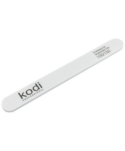 Купить №24 Пилка для ногтей Kodi прямая 100/150 (цвет: белый, размер:178/19/4) , цена 41 грн, фото 1