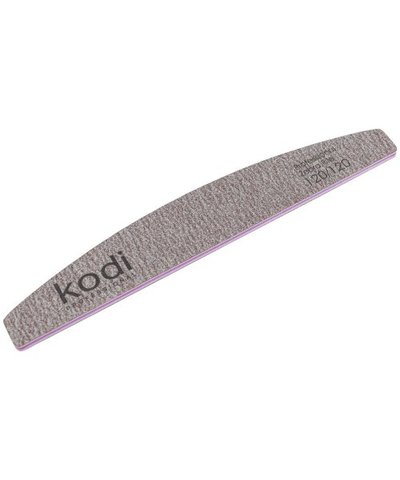 Купити №68 Пилка для нігтів Kodi "Півмісяць 120/120 (колір: коричневий, розмір:178/28/4) , ціна 30 грн, фото 1