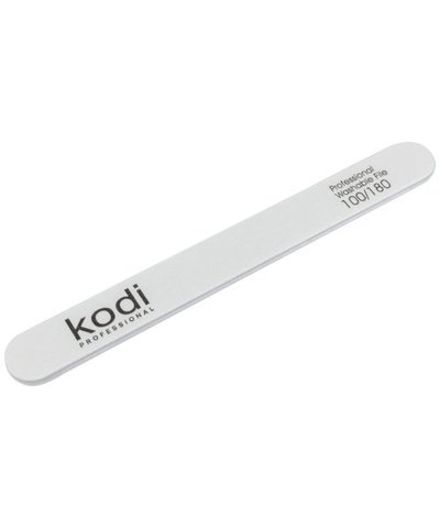 Купить №22 Пилка для ногтей Kodi прямая 100/180 (цвет: белый, размер:178/19/4) , цена 41 грн, фото 1
