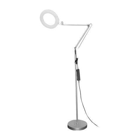 Купить Лампа напольная кольцевая gf sam a2-66 со светодиодной подсветкой, серая , цена 1 799 грн, фото 1