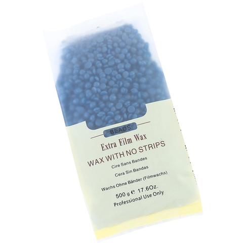 Купить Горячий воск для депиляции в гранулах Extra Film Wax (500 г, голубой) , цена 252 грн, фото 1