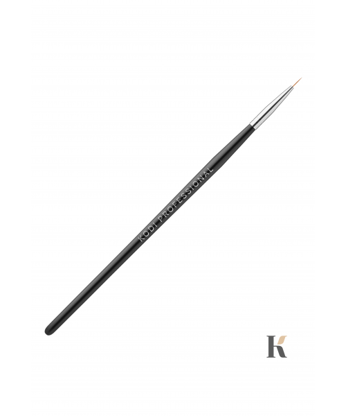 Купити Пензлик Kodi для розпису в тубусі №00 (нейлон, дерев'яна чорна ручка) , ціна 62 грн, фото 1